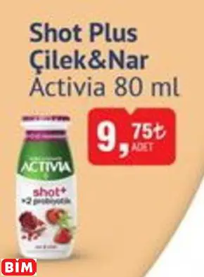 ACTİVİA SHOT PLUS ÇİLEK&NAR